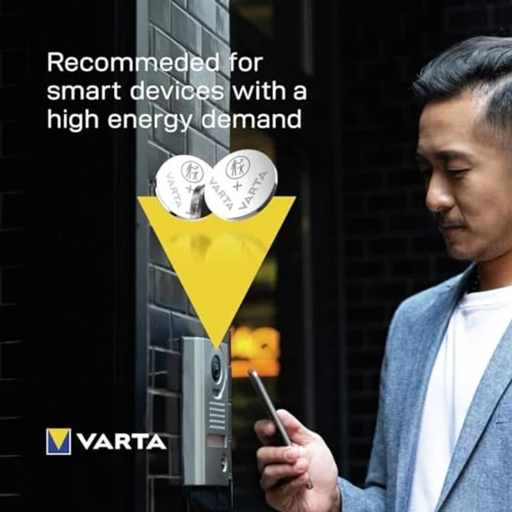 VARTA Knopfzellen CR2032, 5 Stück, Lithium Batterien, Power on Demand, 3V – Bild 5