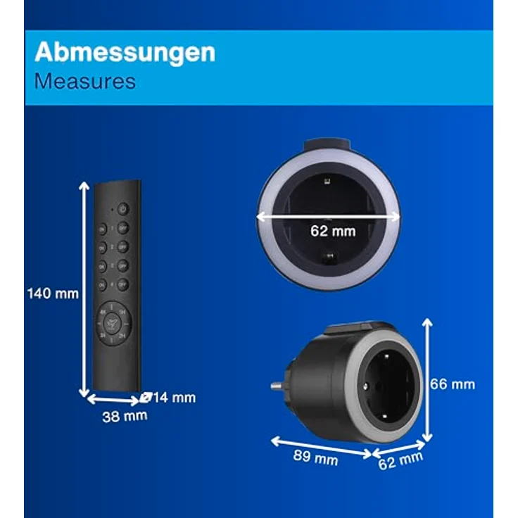 REV Funk-Schalt-Set 2 + 1 COMFORT anthrazit – Bild 7