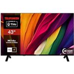 Telefunken 43 Zoll Fernseher/TiVo Smart TV (4K UHD, HDR Dolby Vision, Dolby Atmos, HD+ 6 Monate inkl., Triple-Tuner) XU43TO750S
