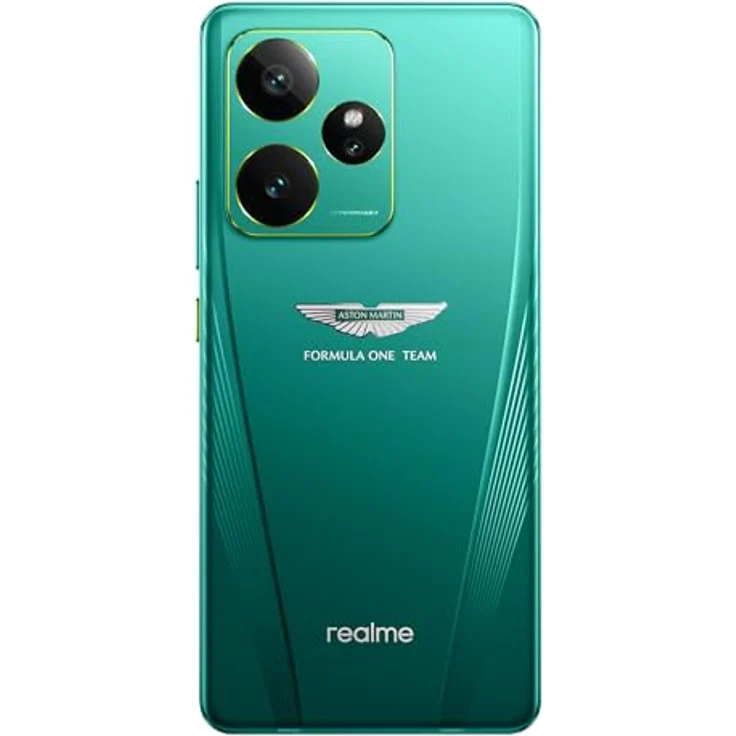 realme GT7 5G Smartphone, 16+512GB, Aston Martin Green, 50MP AI Kamera, 7000 mAh Akku, 120W Schnellladung, Dimensity 9400e Chipset, IP69 wasserdicht – Bild 2