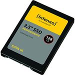 Intenso Interne 2,5" SSD SATA III Performance, 128 GB, 550 MB/Sekunden, Schwarz