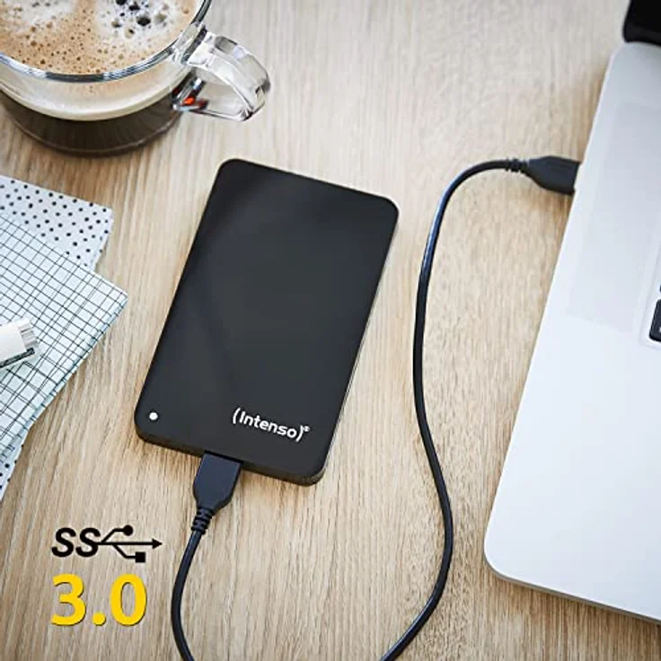 Intenso Memory Case 500 GB Externe Festplatte (6,35 cm (2,5 Zoll) 5400 U-min, 8 MB Cache, USB 3.0) schwarz – Bild 2
