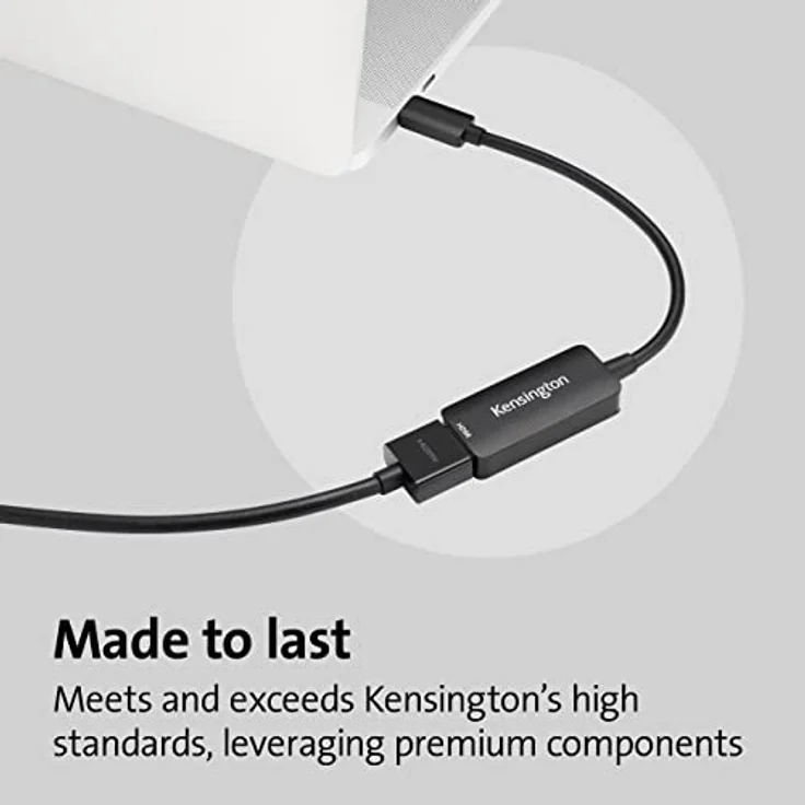 Kensington CV4200H USB-C auf HDMI Adapter, 4K/8K Dual Monitor, universell kompatibel mit Windows 10, macOS, Chrome OS, Thunderbolt 3 & 4 – Bild 5
