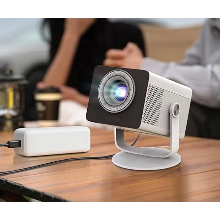 HP MC400 Tragbarer Mini Smart Beamer, 4K und 1080p Unterstützung, WiFi & Bluetooth, integrierte App, USB-C Stromversorgung, kompakt und leicht – Bild 4