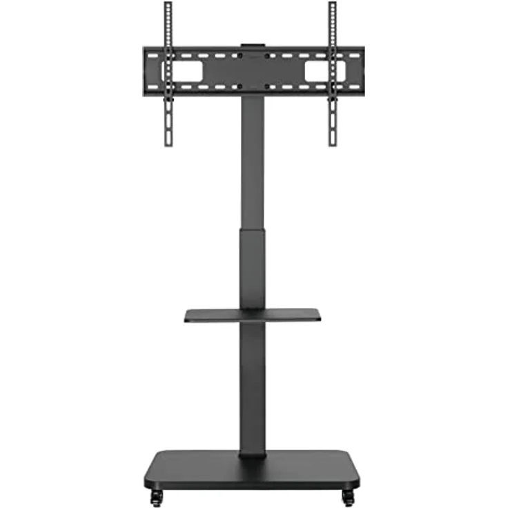 myWall HP108L Standfuß für Flachbildschirme 37“ - 75“ (94-190 cm), Belastung bis 40 kg, schwarz 20 Jahre Garantie – Bild 3