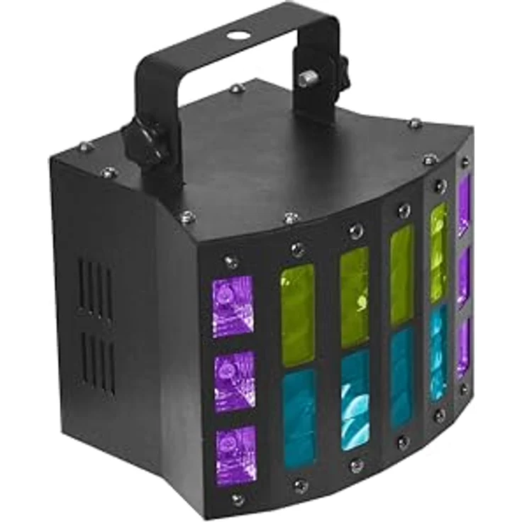 N-Gear DB-42 / 3-1 Derby (LED), Multifunktionaler Scheinwerfer mit RGB-LEDs, Schwarz – Bild 3