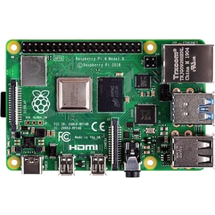 Raspberry Pi 4 model B 8GB LPDDR4, Einplatinencomputer mit ARM Cortex-A72 Quad-Core-Prozessor, 4K-Video-Darstellung, Gigabit LAN – Bild 3