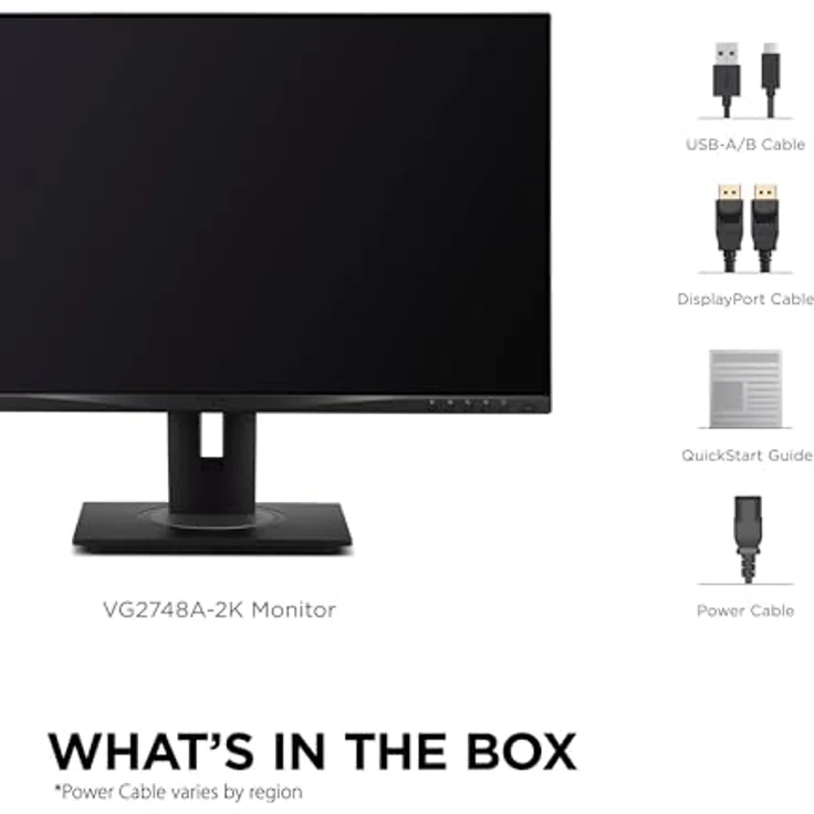 ViewSonic VG2748A-2K, 27" QHD Monitor mit 100Hz Bildwiederholfrequenz und intelligenter Sensortechnologie – Bild 8