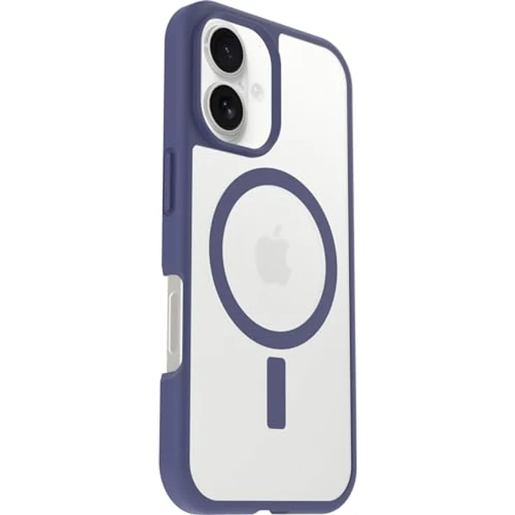 OtterBox Sleek Series MagSafe Hülle für iPhone 16, stoßfest, ultraschlank, transparent/lila, getesteter Militärschutz – Bild 4