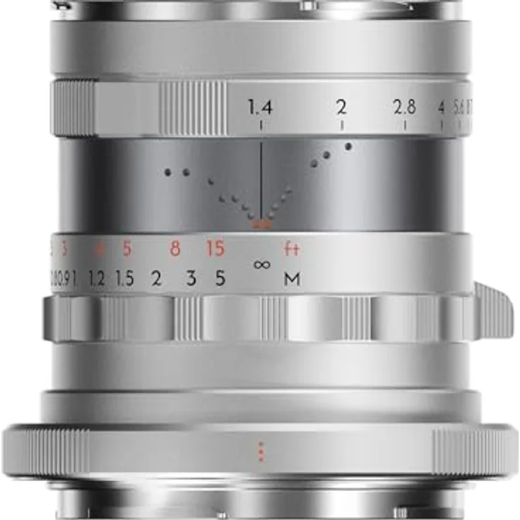 THYPOCH Simera 35mm f1.4, Full-Frame Fotografie Objektiv für Nikon Z-Mount, Silber, mit großem Bokeh und Naheinstellgrenze von 0.45 m