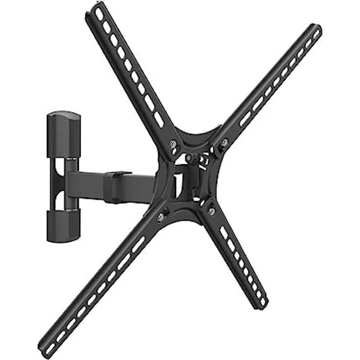 Barkan TV Wandhalterung, 13 - 65 Zoll Schwenkbar / Neigbar / Vollbewegung flach & Curved Fernseher TV Halterung, hält bis 40Kg, Patentierter, für LED OLED LCD, Max. VESA 400x400