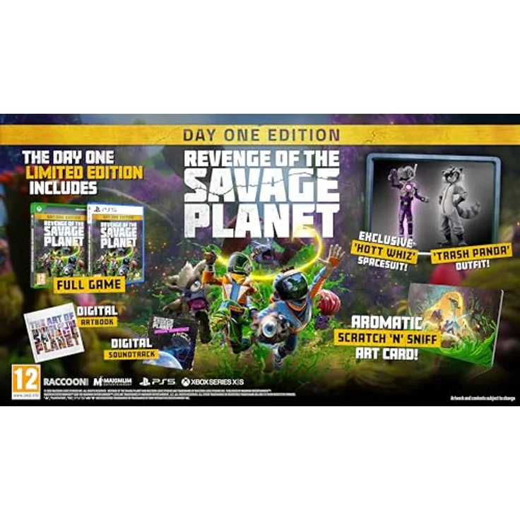 Maximum Entertainment Revenge of the Savage Planet [Limited Day 1 Edition] [PEGI] - Koop-Sandbox-Actionspiel mit Deutsch-Sprachausgabe für PS5, 4 Planeten erkunden – Bild 2