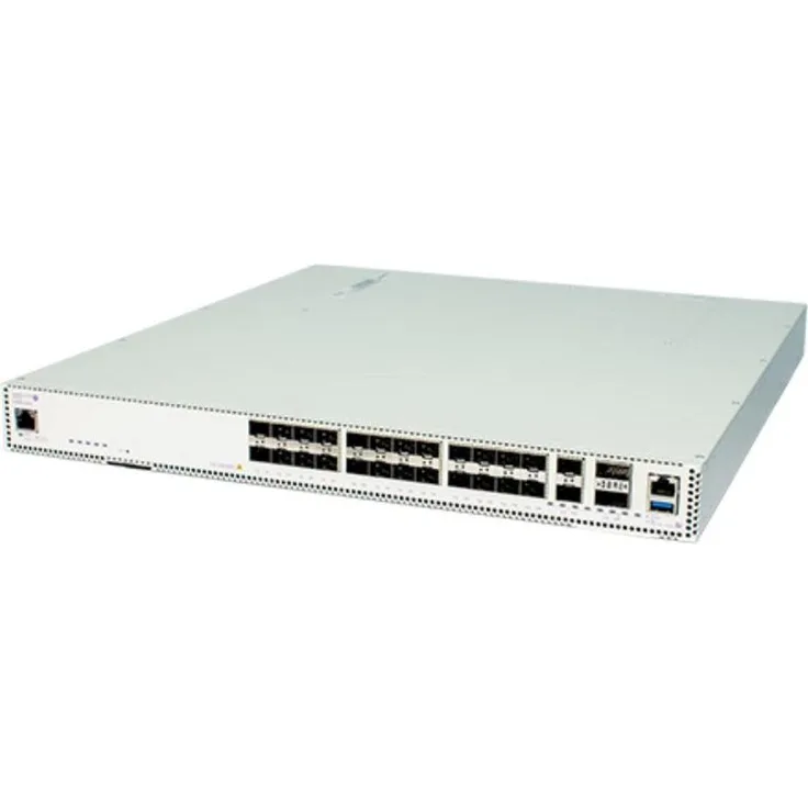 Alcatel LUCENT ENTERPRISE OmniSwitch OS6900X24-F-EU, 30-Ports Netzwerk Switch mit 2160 GB/s Switching-Kapazität, Grau