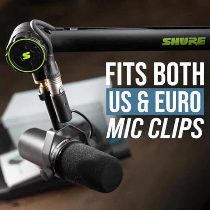Shure Podcast Mic Boom Arm, Mikrofonständer für Broadcasts und Podcasts – Bild 9
