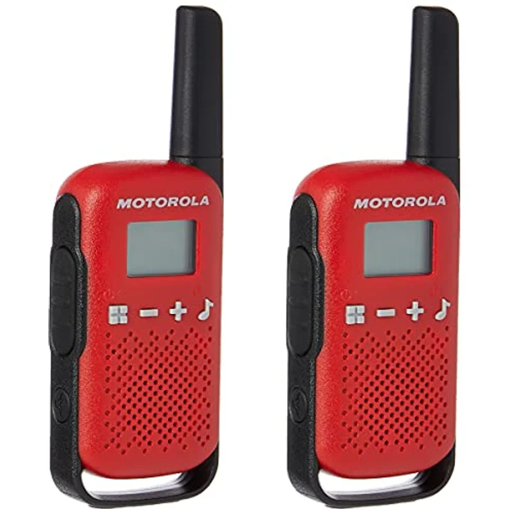Motorola Talkabout T42 PMR-Funkgeräte (2er Set, PMR446, 16 Kanäle, Reichweite 4 km) rot – Bild 4