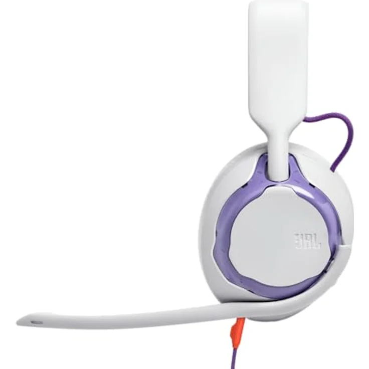 JBL Quantum 250, Kabelgebundene Over-Ear-Gaming-Kopfhörer mit JBL Quantum Spatial Sound, Mikrofon mit Geräuschunterdrückung, 3,5-mm-Kabel, kompatibel mit Apple/PC/Xbox/Playstation/Nintendo Switch, Weiß – Bild 5