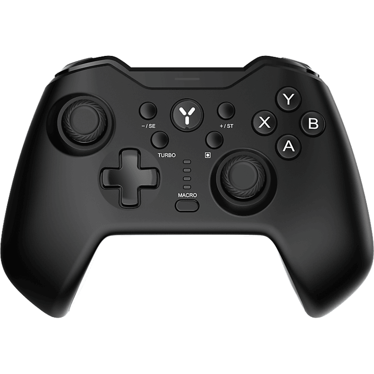 ISY IGP-2000-BK, kabelloser Gaming Controller für plattformübergreifendes Spielen, schwarz