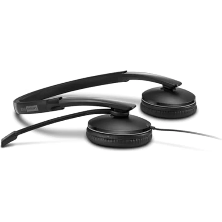 Lenovo 4XD1M39029 Kopfhörer mit aktiver Geräuschunterdrückung, On-Ear, kabelgebunden, USB Typ-C, schwarz – Bild 4