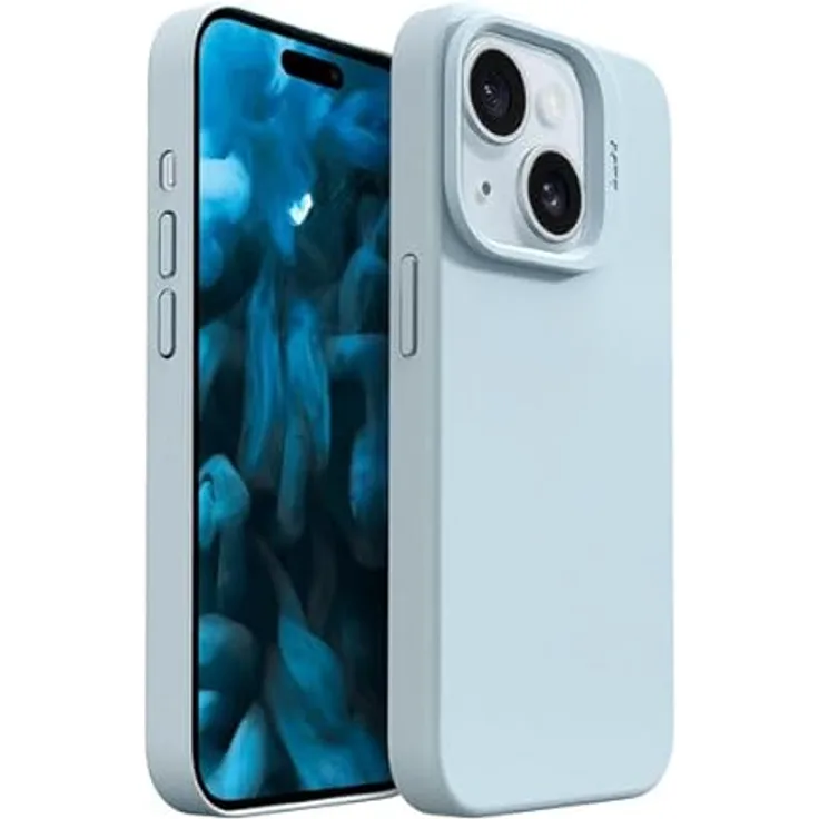 LAUT - HUEX Slim Hülle kompatibel mit der iPhone 15 (6.1") - Light Blue