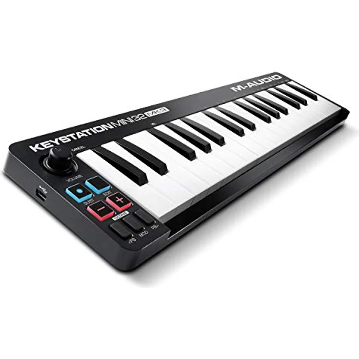 M-Audio Keystation Mini 32 MK3 - Ultra-portabler Mini USB MIDI Keyboard Controller mit ProTools First | M-Audio Edition und Xpand!2 von Air Music – Bild 2