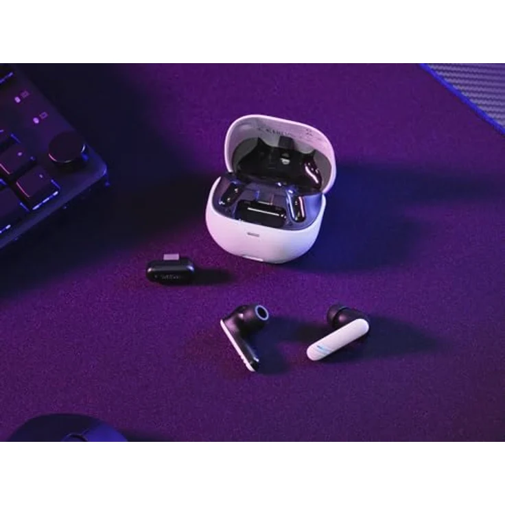 Trust GXT 409 Oxxie, True Wireless Stereo (TWS) Gaming Kopfhörer mit 100 - 10000 Hz Frequenzbereich, weiß – Bild 10