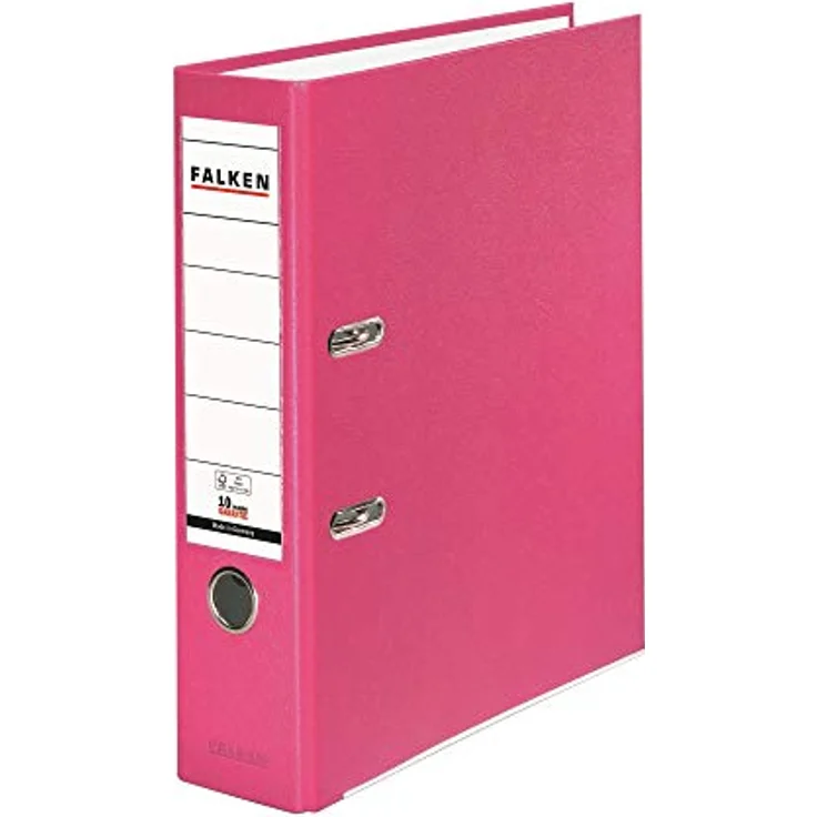 Falken Ordner 11286747, PP, A4, 8cm, Kunststoffordner, pink – Bild 1