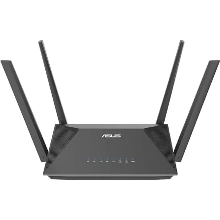 ASUS RT-AX52 Pro AX3000, Dual Band WiFi 6 Router mit 3000 Mbps, Instant Guard, Kindersicherung, integriertes VPN, AiMesh