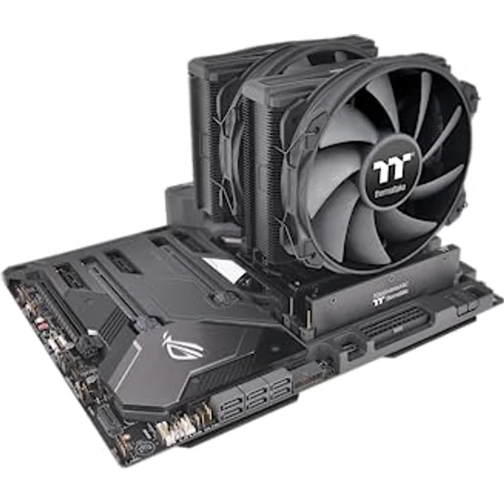 Thermaltake TT Toughair 710, CPU Kühler mit hoher Kühlleistung, 3-in-1-Funktion, großer Wassertank, leise Betriebsweise, Schwarz – Bild 8