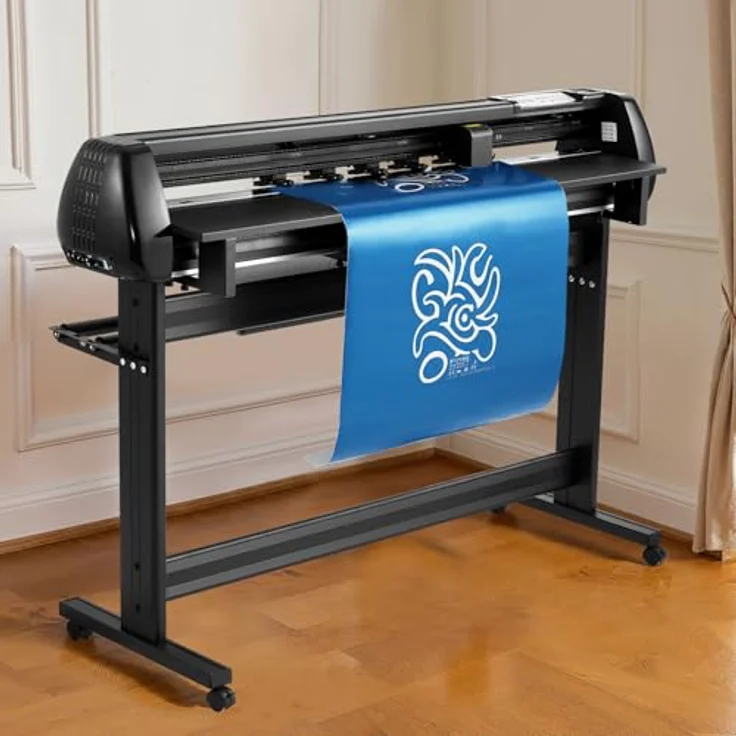 VEVOR Vinylschneidemaschine 135 cm, Doppelklingen mit LED-Anzeige, Plottermaschine inklusive Signmaster-Software, kompatibel mit Windows und macOS – Bild 8