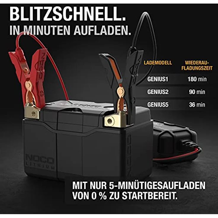 Noco NLP9 Powersport Batterie 12V 400A, Lithium mit fortschrittlichem Batteriemanagementsystem und hoher Startleistung – Bild 5