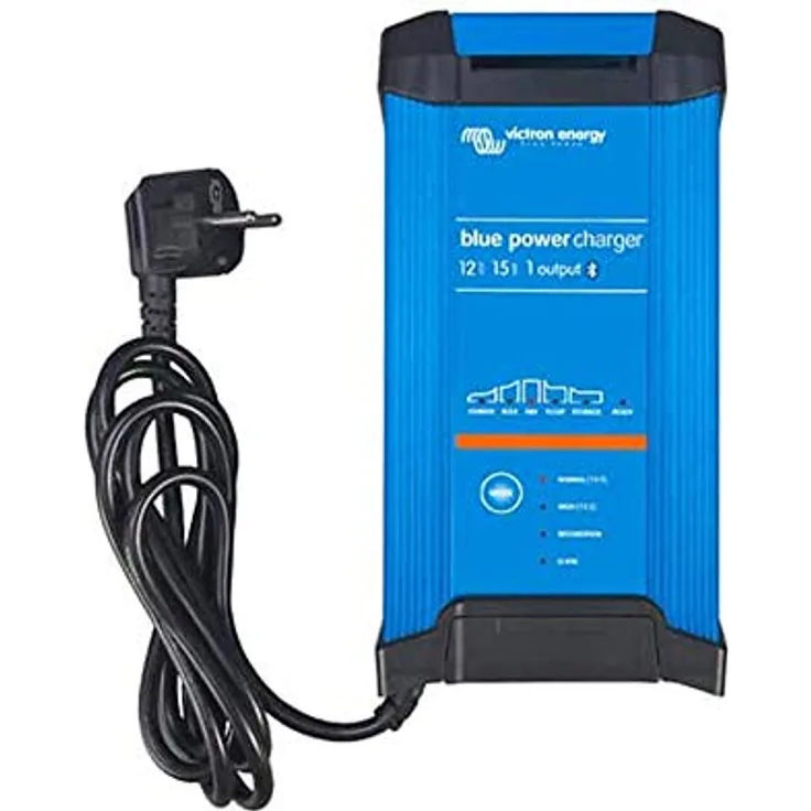 Ladegerät 15A 12V Victron Energy Blue Smart IP22 Bluetooth 12/15 1 Schuko