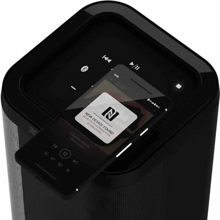 Reloop Groove Blaster BT Lautsprecher AUX, NFC, USB Schwarz - Preisvergleich – Bild 5