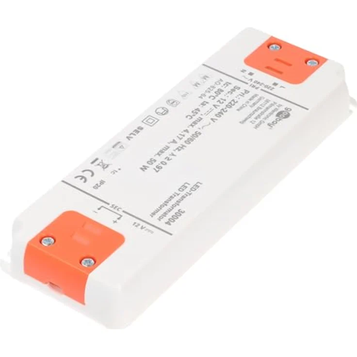 LED-Transformator 230V (AC) auf 12V (DC) für 1 bis 50 Watt LED-Lampen – Bild 2
