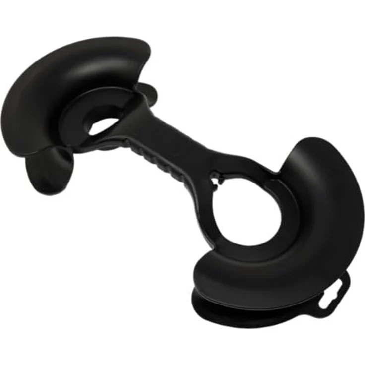 ViD® Kabelaufwickler Kabelhantel schwarz für Kabellänge 2-25 m (2 Stück) mit Aufhängevorrichtung und ergonomischem Griff – Bild 3
