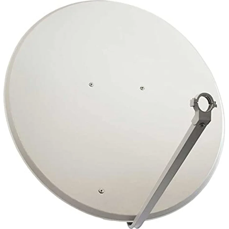 SkyRevolt SRS100, Satellitenschüssel 100cm aus pulverbeschichtetem Stahl, hellgrau, für europaweiten Satellitenempfang – Bild 1