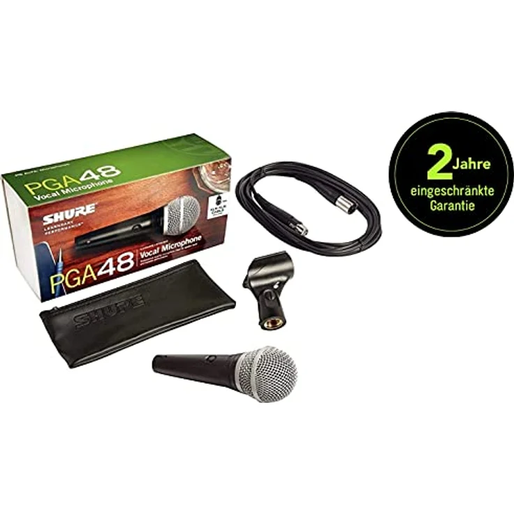 Shure PGA48 Niere Dynamisches Gesangsmikrofon mit XLR-zu-XLR-Kabel – Bild 3
