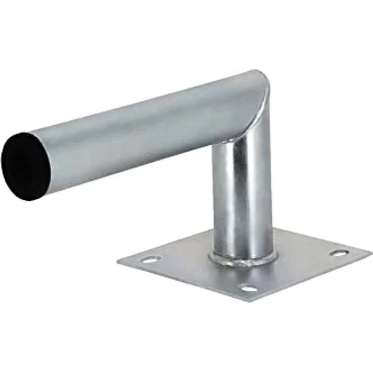 Premium X 10-15cm Wandhalter Stahl verzinkt Ø 48mm Winkel Wand-Halterung für Satelliten-Schüssel SAT-Antenne – Bild 2