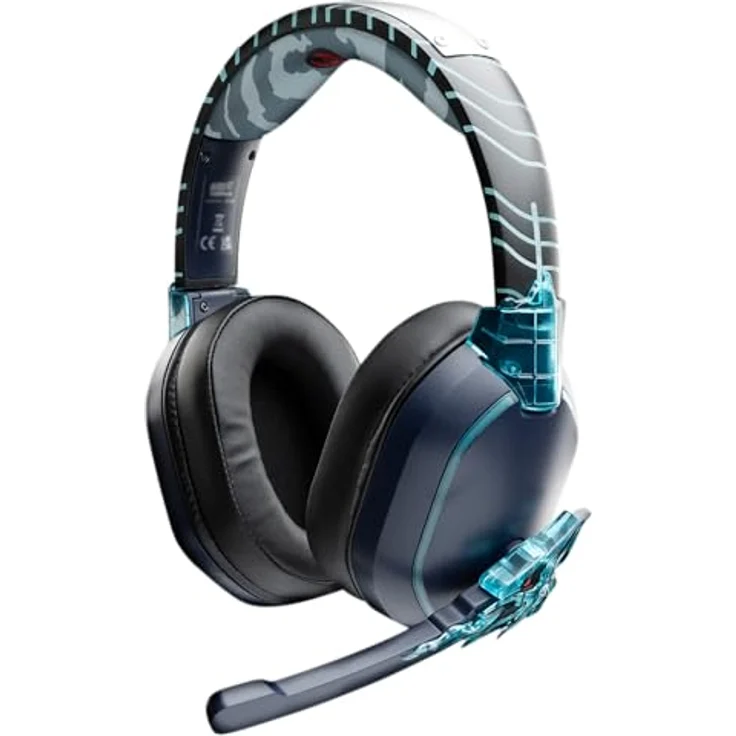 Lexip Kakashi Kamui Gaming-Headset, Verkabelt & Kabellos, Bluetooth, Blau – Bild 1