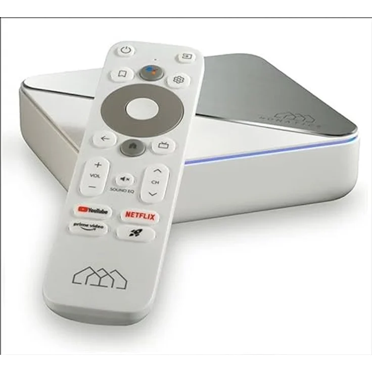 Homatics Box R 4K Plus Android 11 TV Mediaplayer (32GB Flash, Google, Netflix 4K Dolby Vision & Atmos, Disney+, Prime Video, 4K UHD, AV1, 1Gbit, DTS, HDR10+, WiFi 6, Bluetooth 5.0, Weiß) – Bild 2