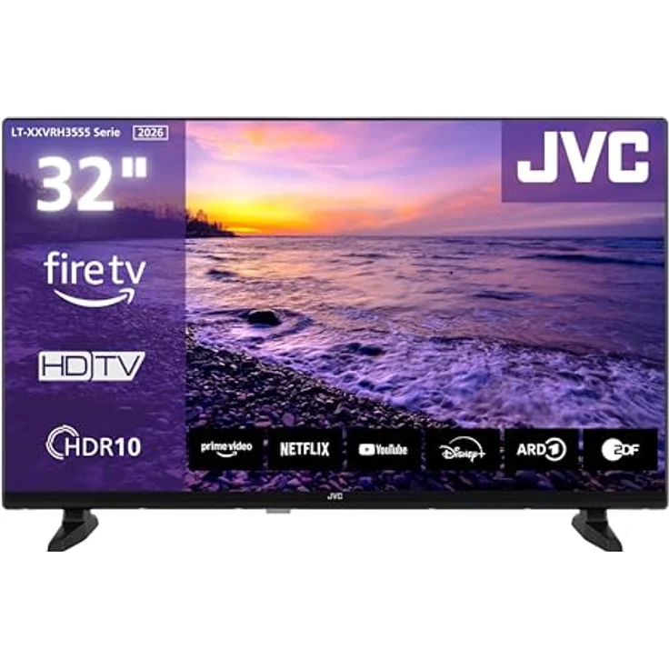 JVC LT-32VRH3555, 32 Zoll HD-Ready Smart TV mit Fire TV, HDR, Alexa Sprachsteuerung und Triple Tuner – Bild 1