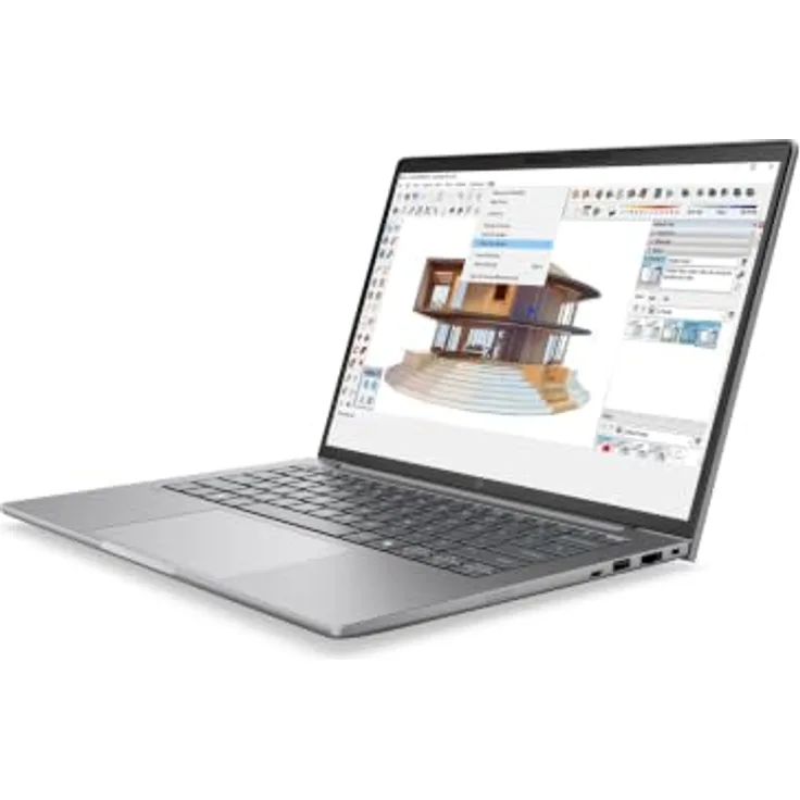 HP ZBook 8 G2a 14 DK3A5ET, 14" WQXGA IPS Laptop, AMD Ryzen AI 9 HX PRO 470, 64GB RAM, 1TB SSD, Windows 11 Pro, silber