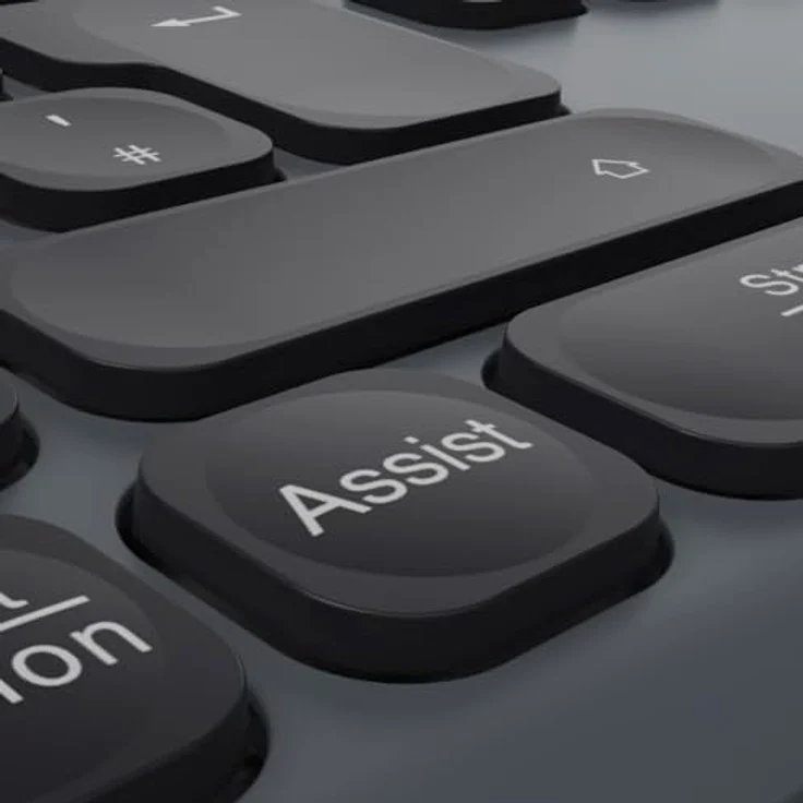Hama Tastatur-Maus-Set kabellos WKM-550 (Multi-Device 2,4GHz + 2X Bluetooth, 10 m Reichweite, deutsches QWERTZ-Layout, leise, batteriebetrieben) schwarz – Bild 4