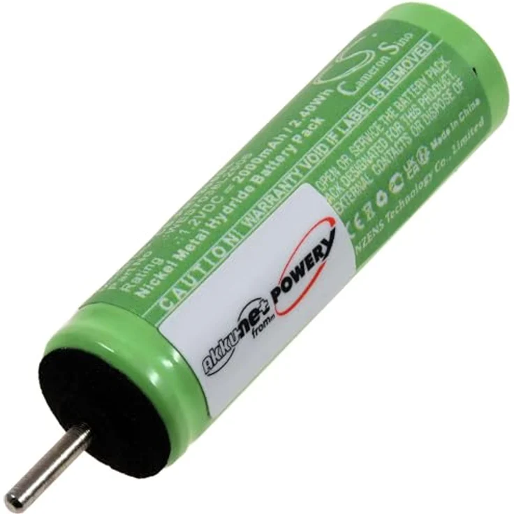 Powery Akku für Rasierer Panasonic ER GC 50, 1,2V 2000mAh NiMH – Bild 1