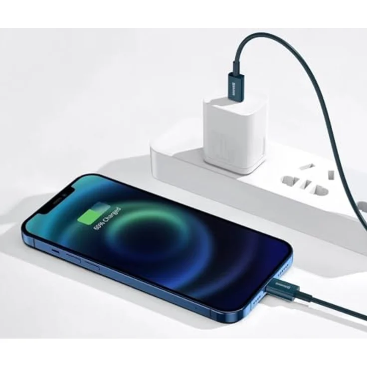 Baseus Superior Series Kabel, USB-C auf iP, 20W PD, 2m, blau, schnelles Laden und Datenübertragung bis 480Mbps – Bild 9