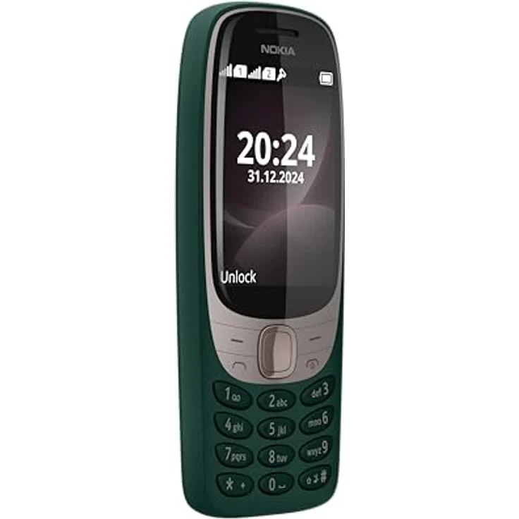 Nokia 6310 2024, Smartphone in Grün mit kompakten Maßen (14 x 7,4 x 6 cm) – Bild 5