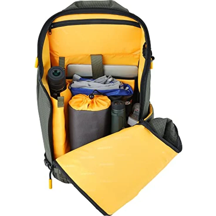 Vanguard Veo Active Birder 56 kg, Fotorucksack mit 47 l Volumen, robuste Nylonkonstruktion, Regenschutz, ergonomische Tragegurte, grün – Bild 2