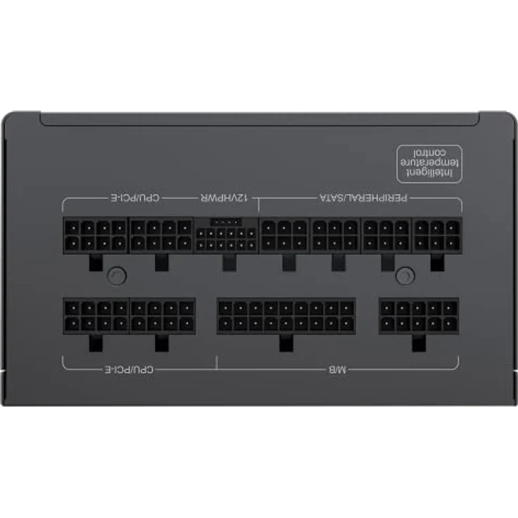 GAMEMAX GX-850 PRO BK PC-Netzteil (850W, 80+ Gold, ATX3.0, PCIe 5.0) - GAMEMAX Gold-Serie mit PCIe5.0-Stromversorgung, vollmodulares Kabelmanagement – Bild 5