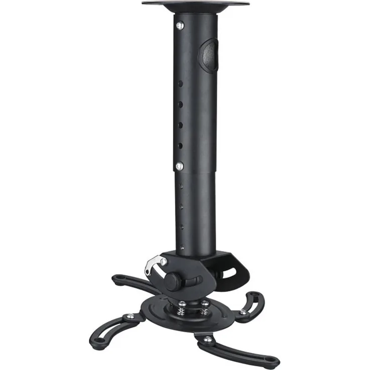 Deltaco Projector holder ARM-500L, 15kg, 302-402mm Ceiling Mount, Black