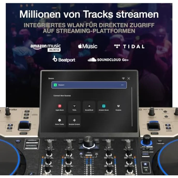 Denon DJ Prime 4 G2, DJ-Controller mit Thon Case Bundle – Bild 10