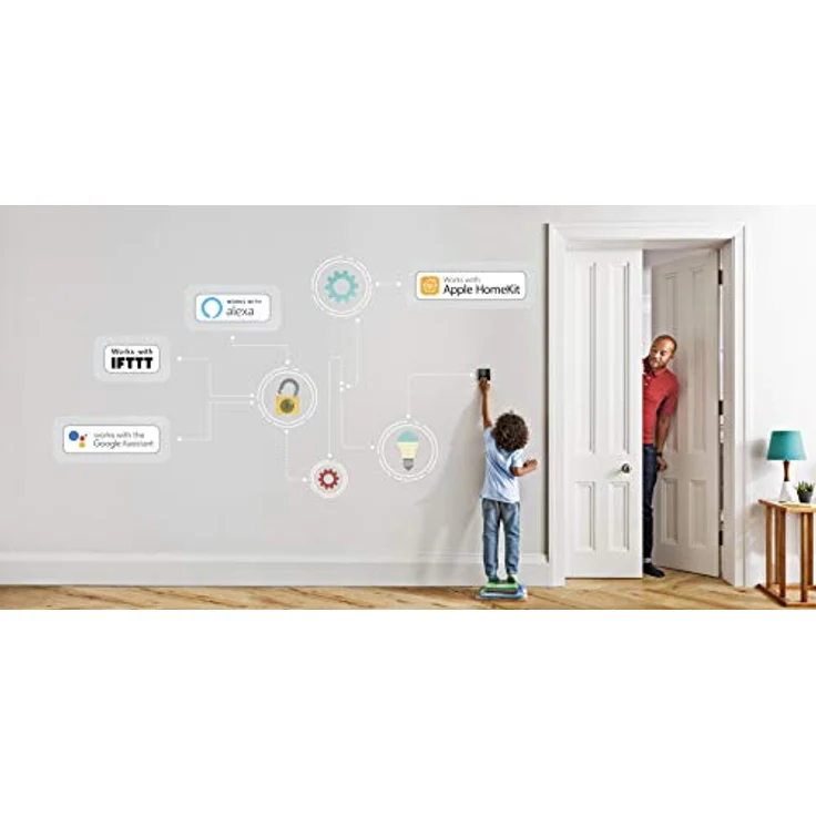 Honeywell Home Y6R910WF6042 Lyric T6 Wi-Fi Raumthermostat und verdrahtete Empfängerbox, Wandmontage, Schwarz – Bild 5